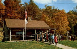 Cave And Souvenir Cabin, Squire Boone Caverns Postcard