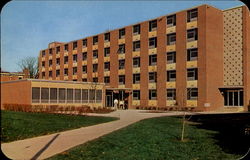 Men's Dormitory, University of Louisville Campus Postcard