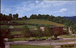 Hunter Library, Western Carolina College Cullowhee, NC Postcard 