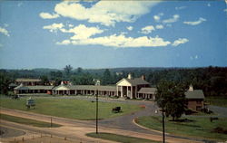 Colonial Motor Court Concord, NC Postcard Postcard