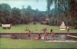 Picturesque View Looking Across Rainbow Lake Scenic, NC Postcard Postcard