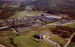 Aerial View Of American Enka Corporation Plants And Offices North Carolina Postcard Postcard