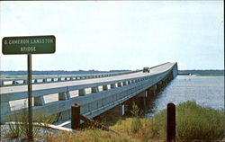 B. Cameron Langston Bridge Swansboro, NC Postcard Postcard