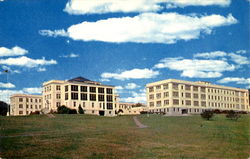 View Of Veterans Hospital Oteen, NC Postcard Postcard