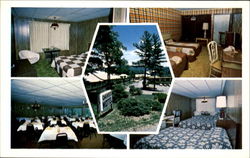 Oakwood Motel, Burnsville Highway Postcard