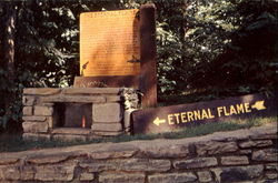 The Eternal Flame North Carolina Native Americana Postcard Postcard