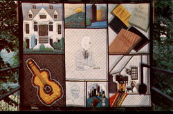 Carl Sandburg Quilt Postcard