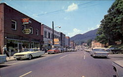 Looking West On King Street Boone, NC Postcard Postcard