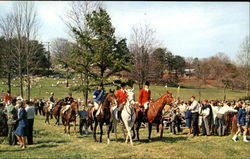 The Colorful Lead Riders Tryon, NC Postcard Postcard