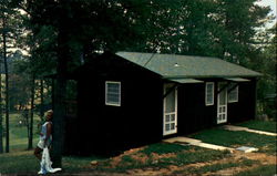 One Of The Cottages At Franklin Lodge And Golf Course North Carolina Postcard Postcard
