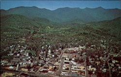 Aerial View Of Black Mountain Postcard