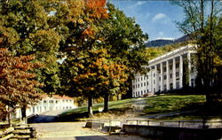 Robert E. Lee Hall And College Hall, Blue Ridge North Carolina Postcard Postcard