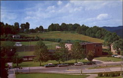 Hunter Library, Western Carolina College Postcard