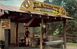 The Village Blacksmith Blowing Rock, NC Postcard Postcard