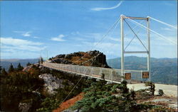 Mile High Suspension Bridge Scenic, NC Postcard Postcard