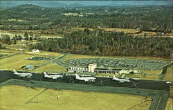 Asheville-Hendersonville Airport North Carolina Postcard Postcard