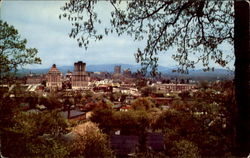 Skyline View Of Asheville North Carolina Postcard Postcard