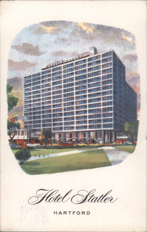 Hotel Statler Hartford Connecticut J. LUSHER K.