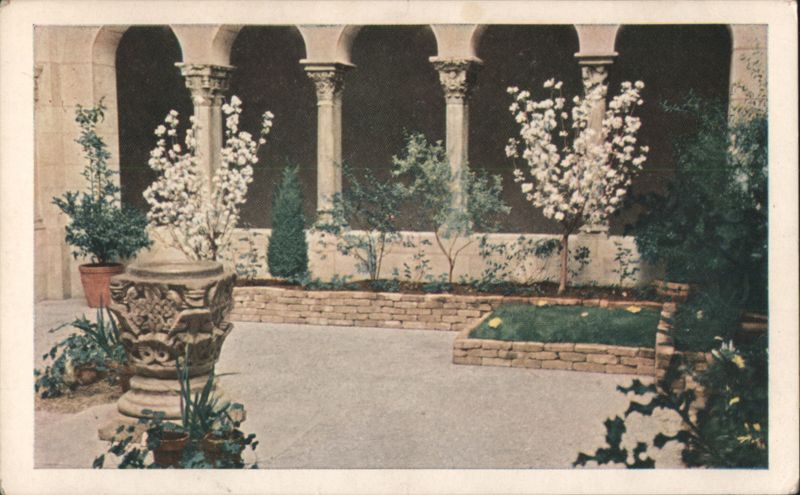 Arcade and Garden of Saint-Guilhem Cloister, The Cloisters New York City