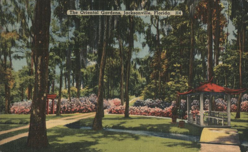 Oriental Gardens, Gazebo & Gate, Jacksonville Florida