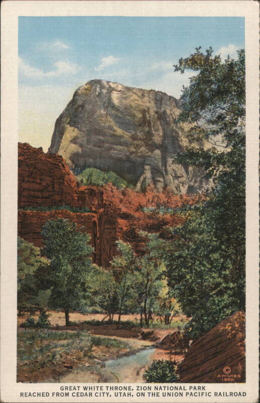 Great White Throne, Zion National Park Cedar City Utah