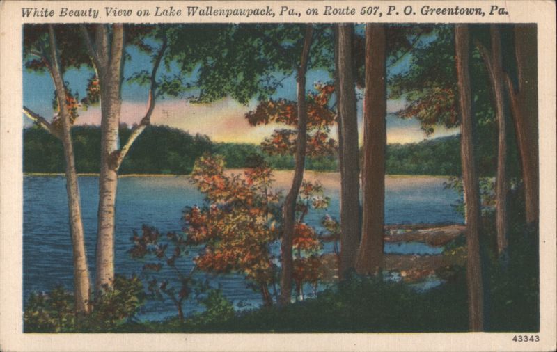 White Beauty View, Lake Wallenpaupack, Route 507, Greentown, PA Pennsylvania