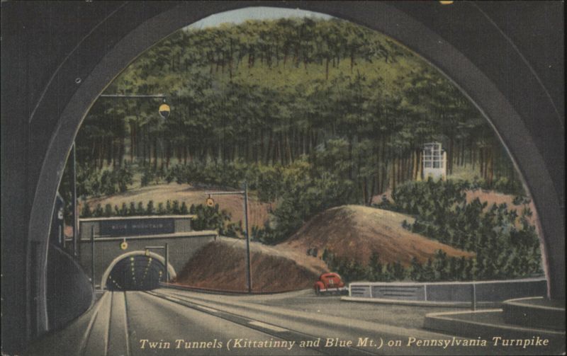 Twin Tunnels Kittatinny & Blue Mt. Pennsylvania Turnpike