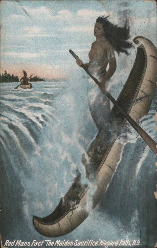 Red Mans Fact 'The Maiden Sacrifice' Niagara Falls New York
