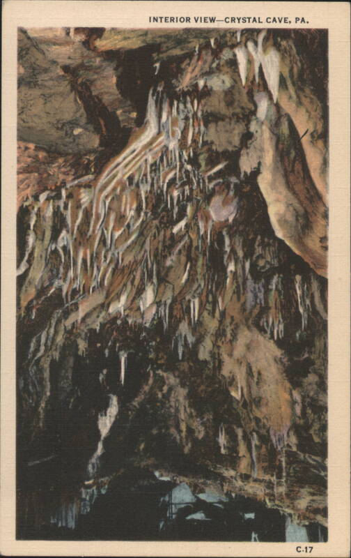 Interior View, Crystal Cave, PA Pennsylvania