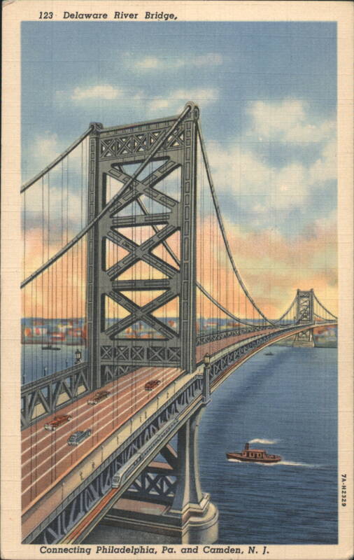 Delaware River Bridge, Philadelphia, PA & Camden, NJ Pennsylvania