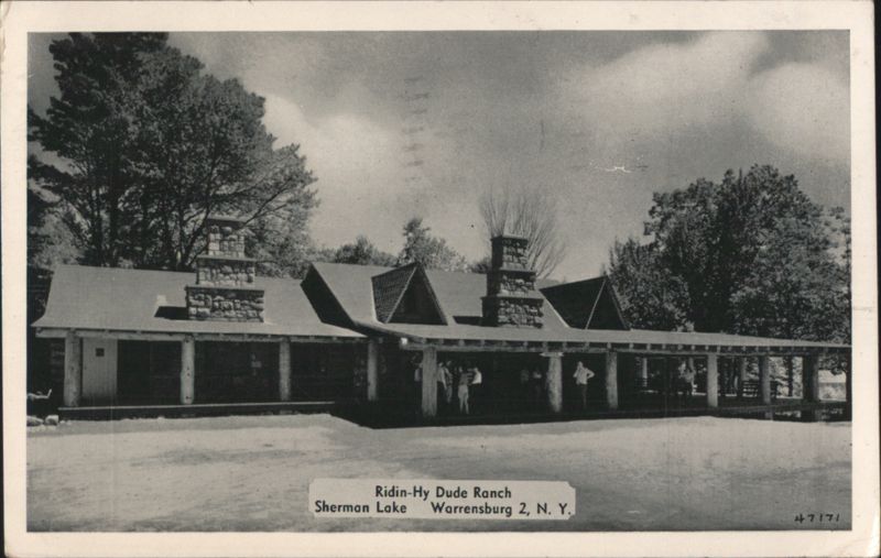 Ridin-Hy Dude Ranch Paradise Lodge, Sherman Lake Warrensburg New York