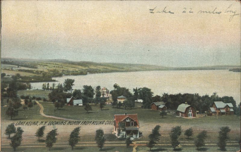 Lake Keuka, Looking North from Keuka College New York