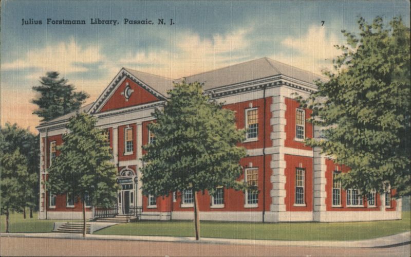 Julius Forstmann Library, Passaic, NJ New Jersey