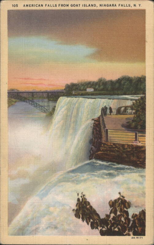 American Falls from Goat Island, Niagara Falls New York