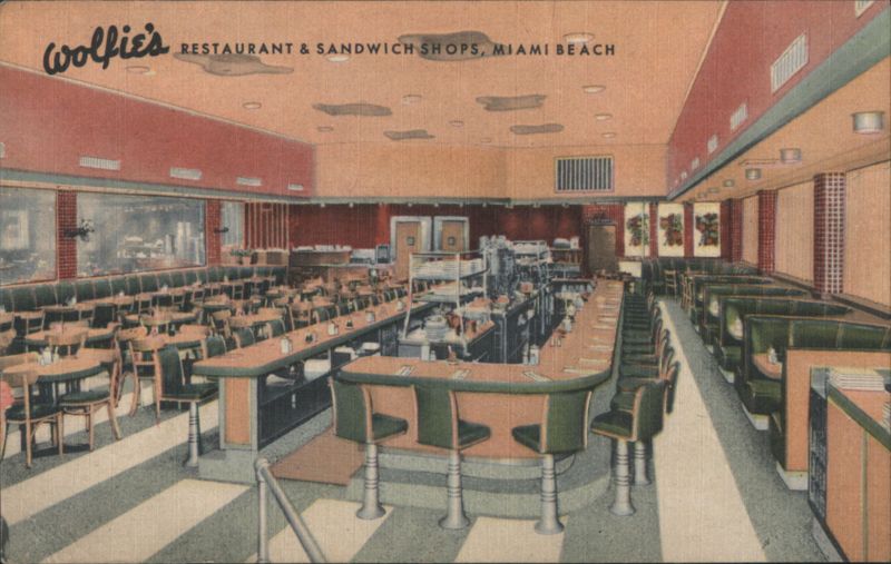 Wolfie's Restaurant & Sandwich Shops, Miami Beach Florida