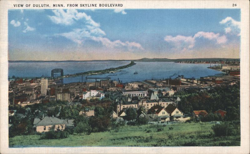 Duluth from Skyline Boulevard Minnesota