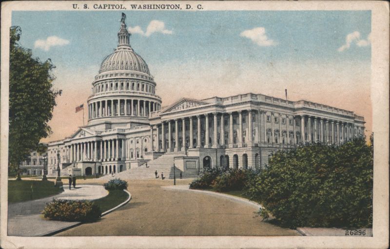 U. S. Capitol Building, Washington, D. C. District of Columbia
