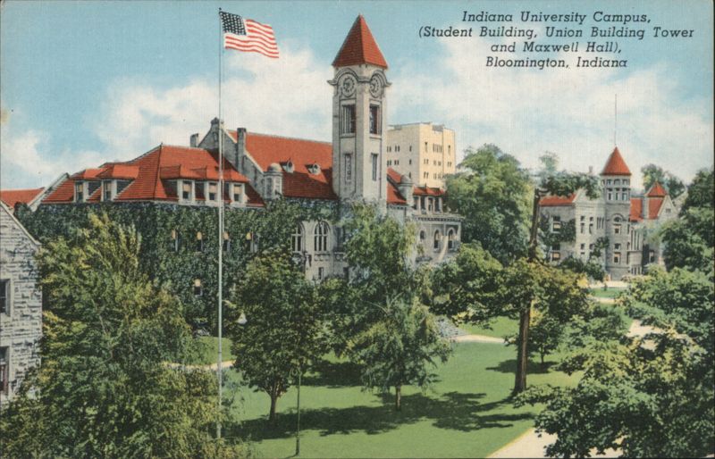 Indiana University Campus, Student Building, Maxwell Hall Bloomington