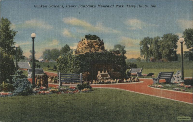 Sunken Gardens, Henry Fairbanks Memorial Park Terre Haute Indiana