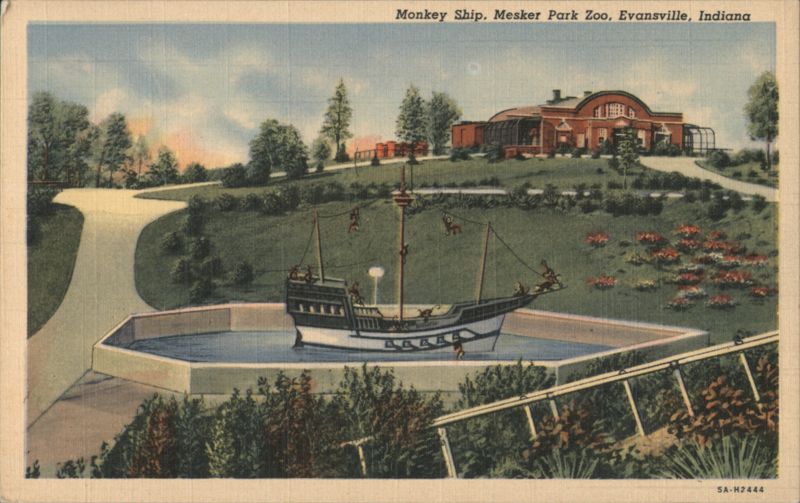Monkey Ship, Mesker Park Zoo, Evansville, Indiana