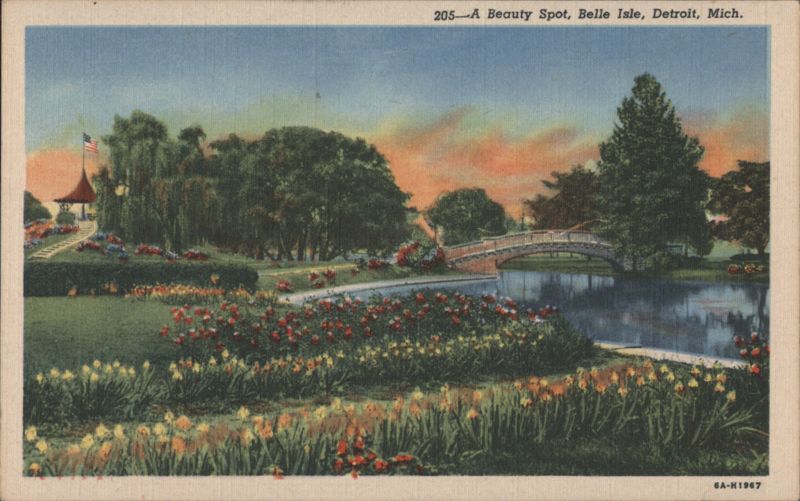 A Beauty Spot, Belle Isle, Detroit Michigan
