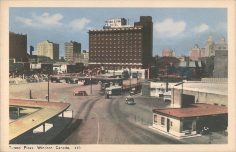 Tunnel Plaza, Prince Edward Hotel, Windsor, Canada ON