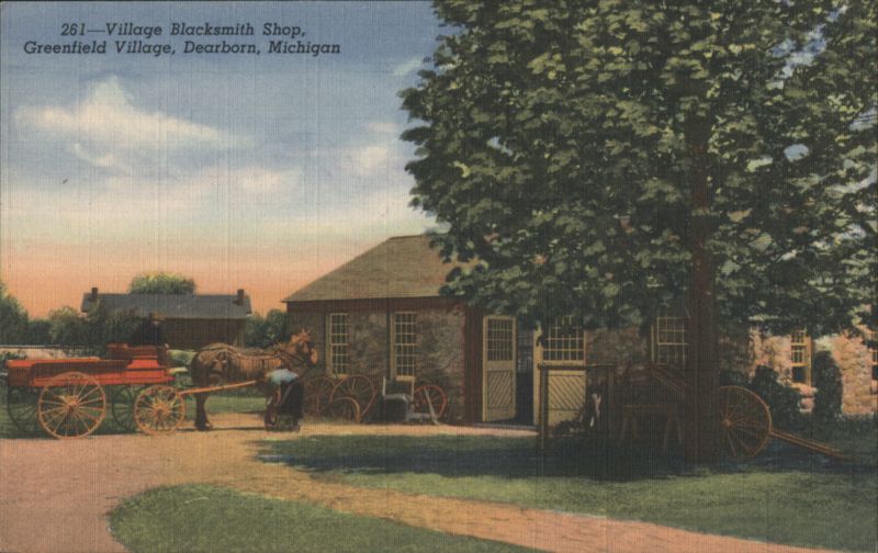 Village Blacksmith Shop, Greenfield Village Dearborn Michigan