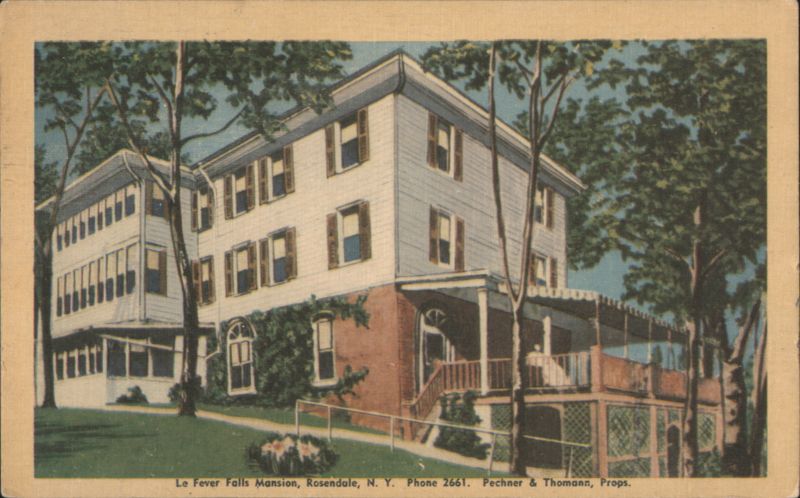 Le Fever Falls Mansion, Rosendale, N. Y. New York
