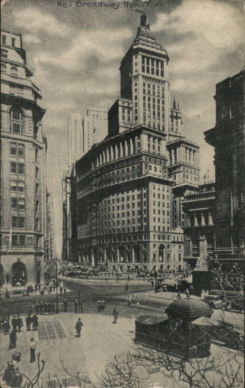 No.1 Broadway, New York City Street Scene