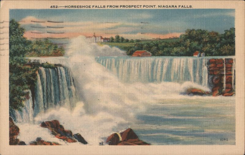 Horseshoe Falls from Prospect Point, Niagara Falls New York