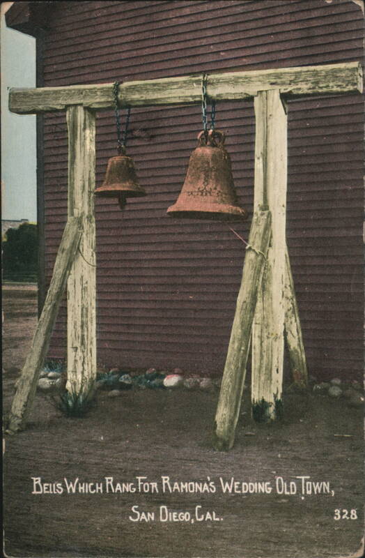 Bells Which Rang for Ramona's Wedding, Old Town, San Diego, CA California