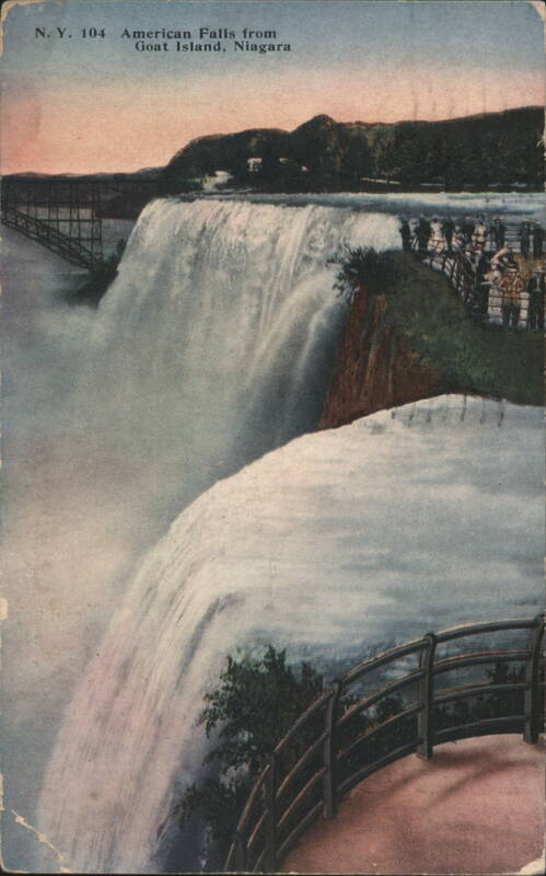 American Falls from Goat Island, Niagara Niagara Falls New York