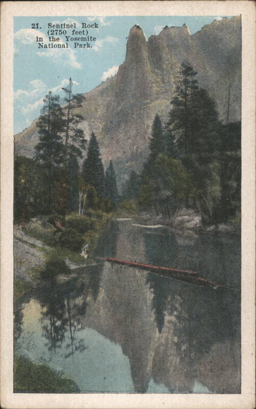 Sentinel Rock (2750 feet) Yosemite National Park California