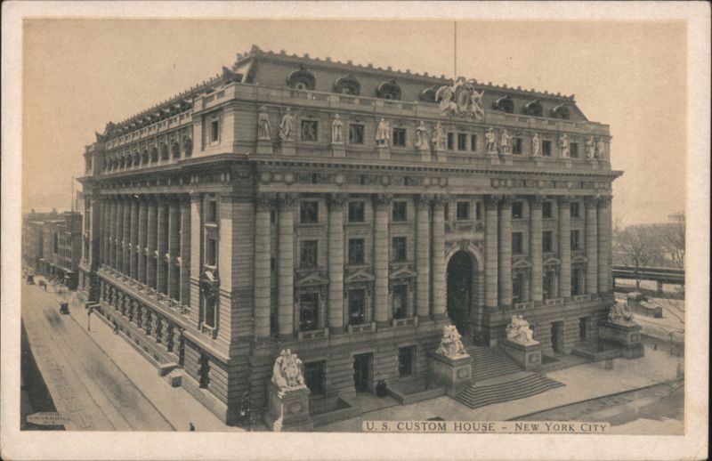 U.S. Custom House, Bowling Green, New York City Underhill